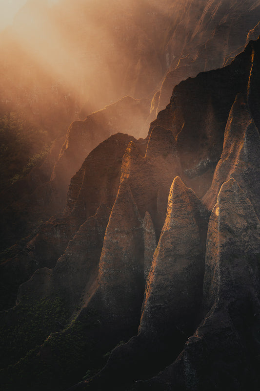 Peaking through Nāpali